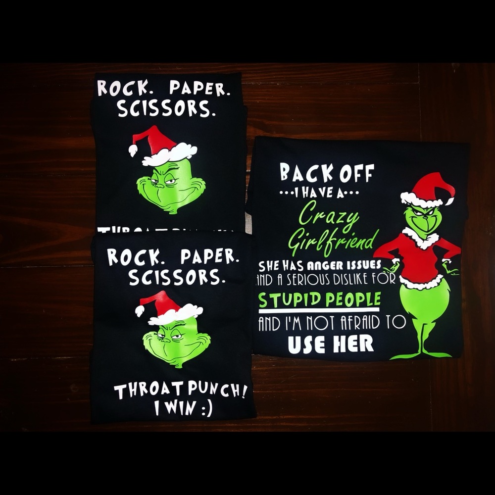 Grinch shirts... $20 each